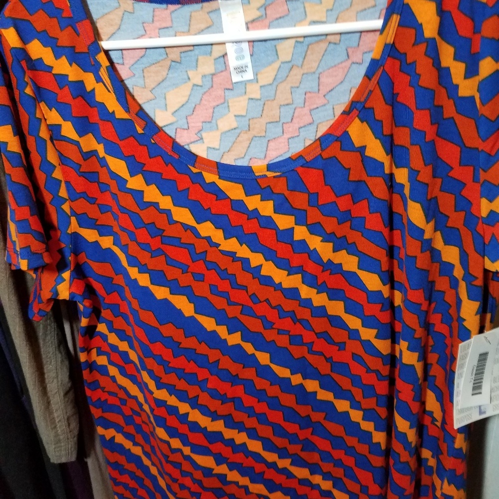 Lularoe large Classic T primary colors